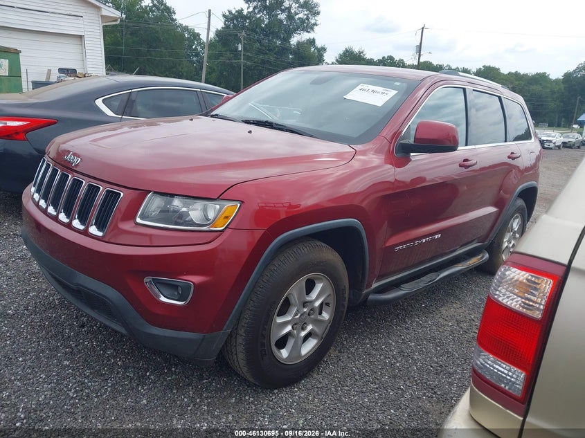 Vin: 1c4rjeag5ec124610, lot: 46630428, jeep grand cherokee laredo 20142
