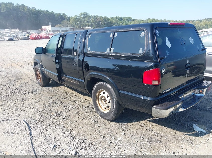 CHEVROLET S-10 2001 VIN 1GCDT13W31K164198