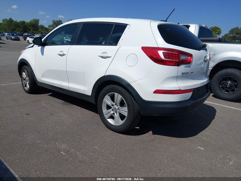 Vin: kndpb3a29d7444419, lot: 46630498, kia sportage lx 20133