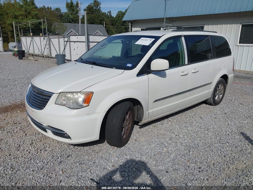 Vin: 2c4rc1bg8dr656702, lot: 46630512, chrysler town & country touring 20132