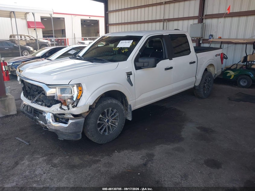 Vin: 1ftfw1e84mkd12121, lot: 46630518, ford f-150 xlt 20212