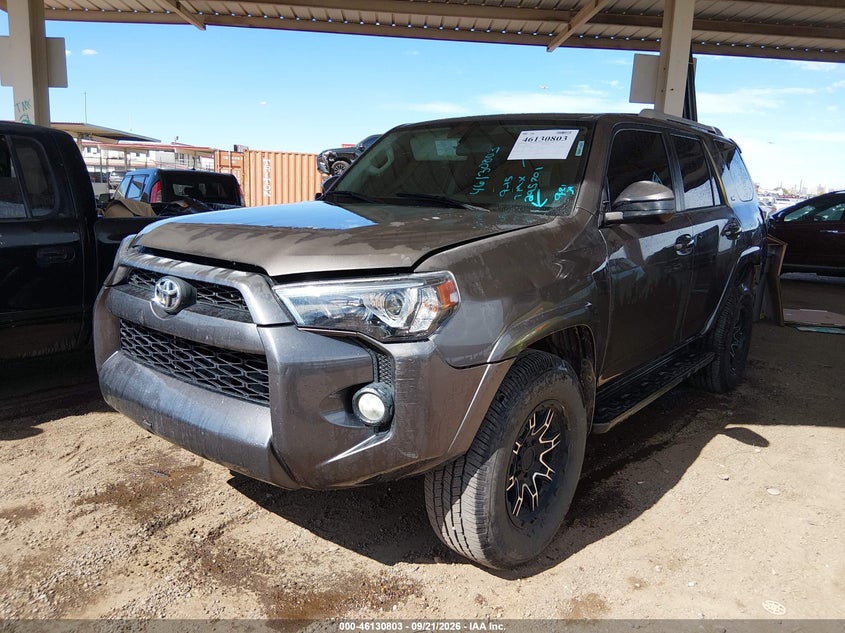 Vin: jtebu5jr0g5295701, lot: 46630536, toyota 4runner sr5 20162