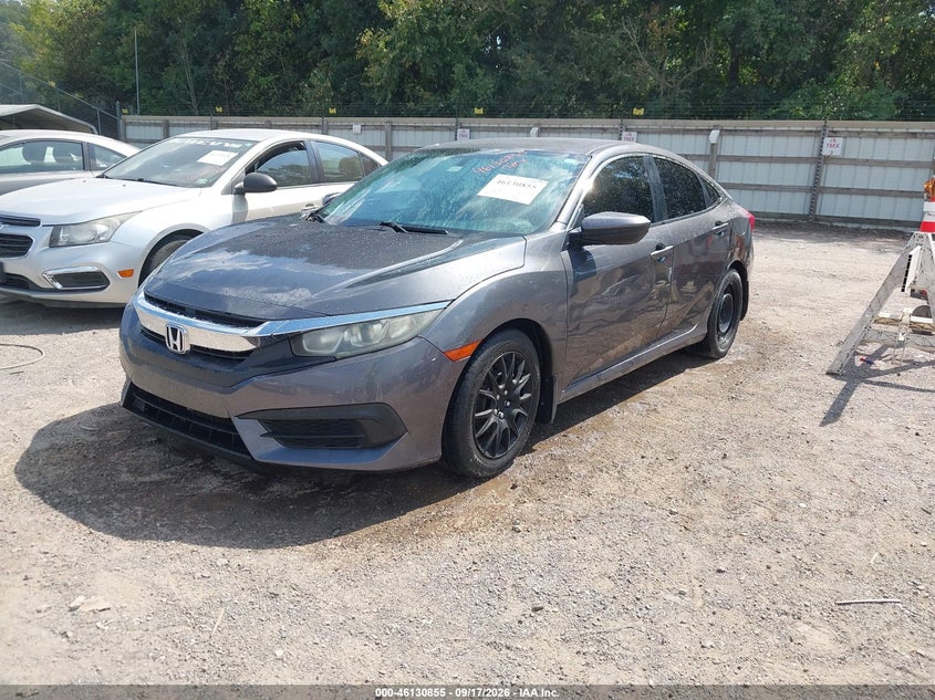 Vin: 19xfc2f56ge024577, lot: 46630588, honda civic lx 20162