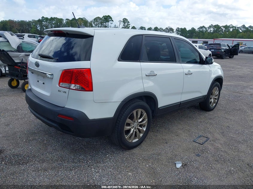 Vin: 5xyku4a2xbg019351, lot: 46630608, kia sorento ex v6 20114