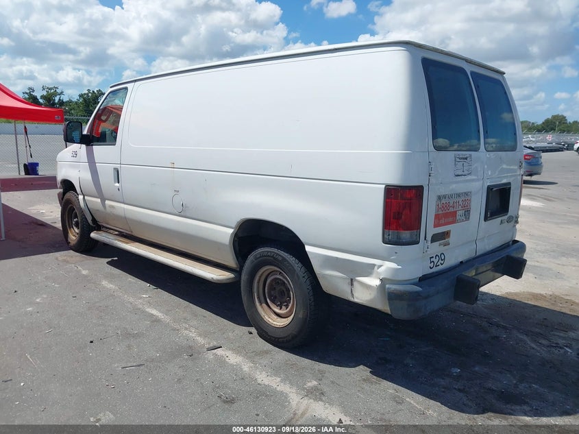 Vin: 1ftne2ew5dda25961, lot: 46630656, ford e-250 commercial 20133