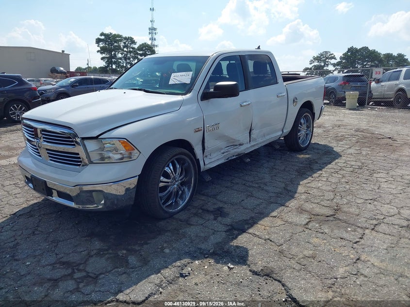 Vin: 1c6rr6lt8ds519126, lot: 46630662, ram 1500 big horn 20132