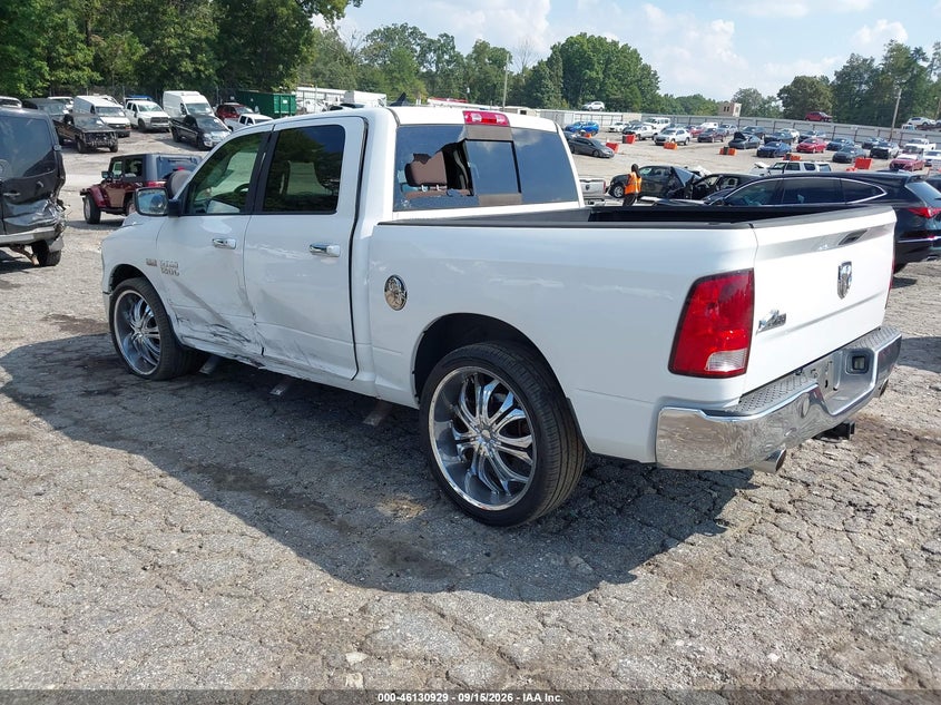 Vin: 1c6rr6lt8ds519126, lot: 46630662, ram 1500 big horn 20133