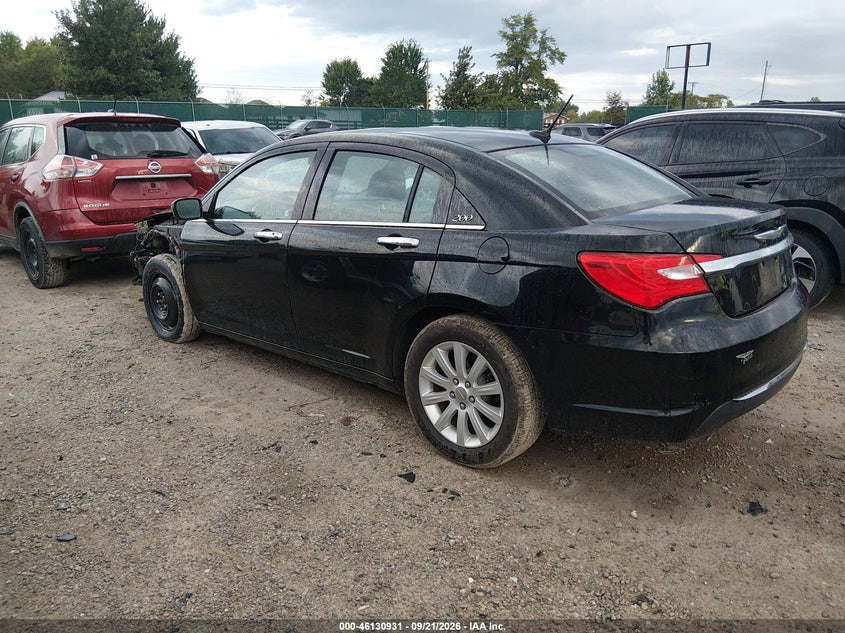 Vin: 1c3ccbcg6dn723518, lot: 46630664, chrysler 200 limited 20133
