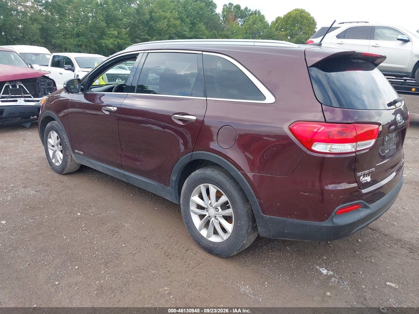 Vin: 5xypgda52hg316727, lot: 46630681, kia sorento 3.3l lx 20173