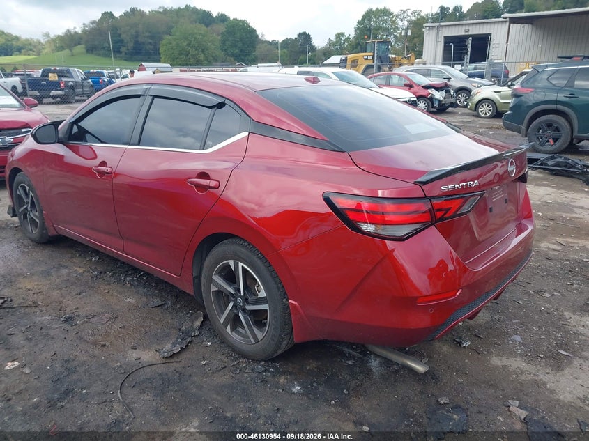 Vin: 3n1ab8cv0ry205537, lot: 46630687, nissan sentra sv xtronic cvt 20243
