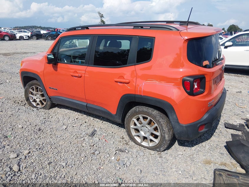Vin: zacnjbbb5kpj76842, lot: 46630695, jeep renegade latitude 4x4 20193