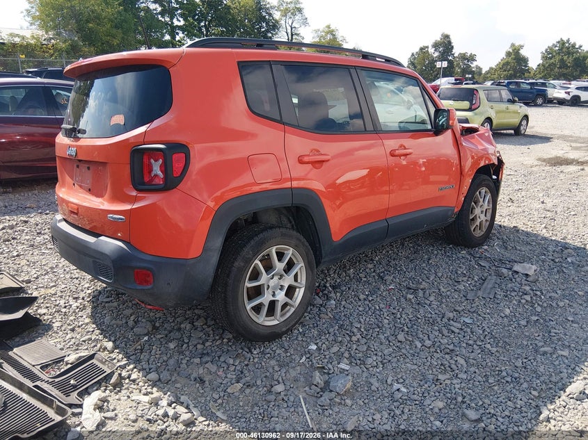 Vin: zacnjbbb5kpj76842, lot: 46630695, jeep renegade latitude 4x4 20194