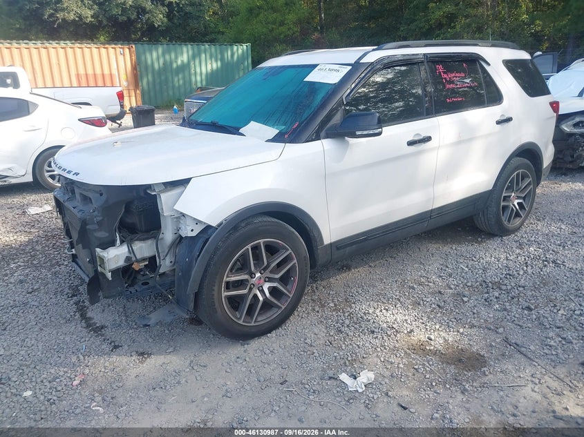 Vin: 1fm5k8gt0jgb13546, lot: 46630720, ford explorer sport 20182