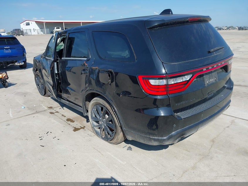 Vin: 1c4rdhagxkc847549, lot: 46630742, dodge durango sxt plus rwd 20193