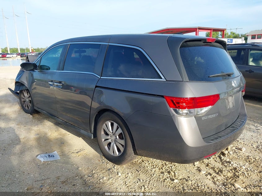 Vin: 5fnrl5h63eb061713, lot: 46630746, honda odyssey ex-l 20143