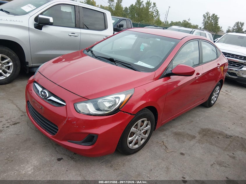 Vin: kmhct4ae2eu764594, lot: 46630788, hyundai accent gls 20142