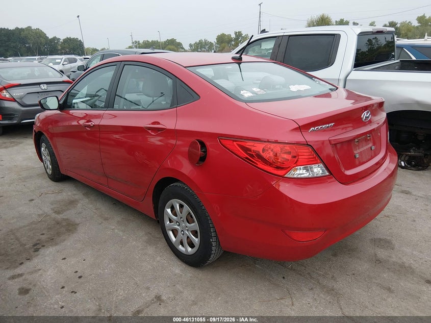 Vin: kmhct4ae2eu764594, lot: 46630788, hyundai accent gls 20143