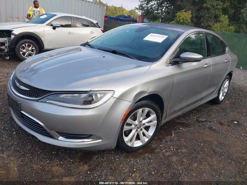 Vin: 1c3cccab5fn537873, lot: 46630852, chrysler 200 limited 20152