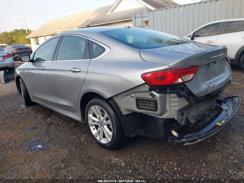 Vin: 1c3cccab5fn537873, lot: 46630852, chrysler 200 limited 20153