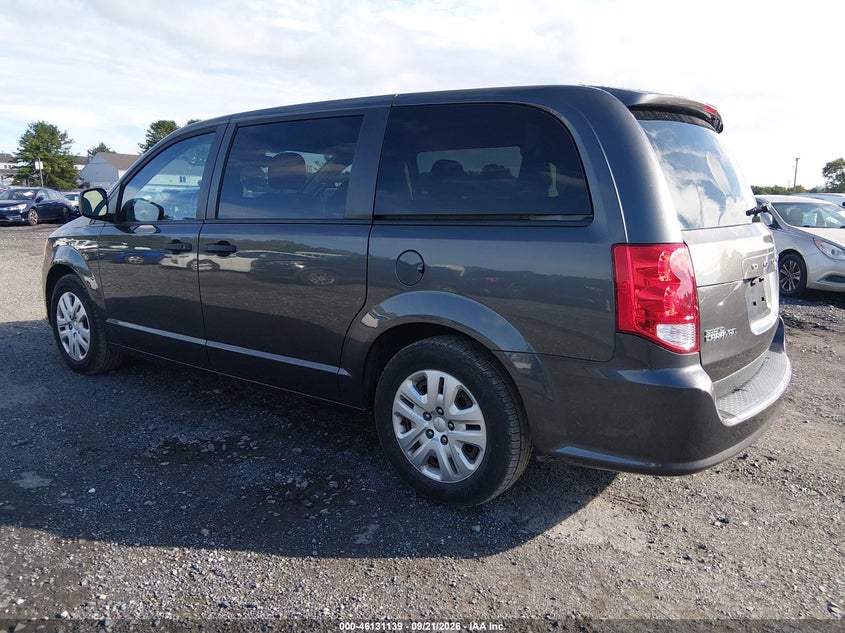 Vin: 2c4rdgbg6kr641659, lot: 46630872, dodge grand caravan se 20193