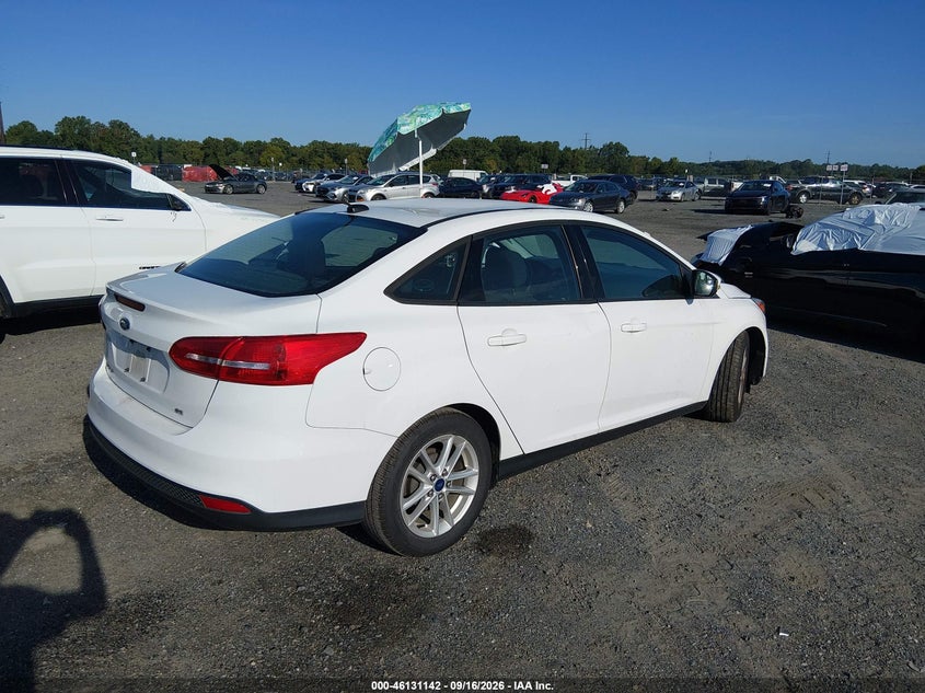 Vin: 1fadp3f20fl258667, lot: 46630875, ford focus se 20154