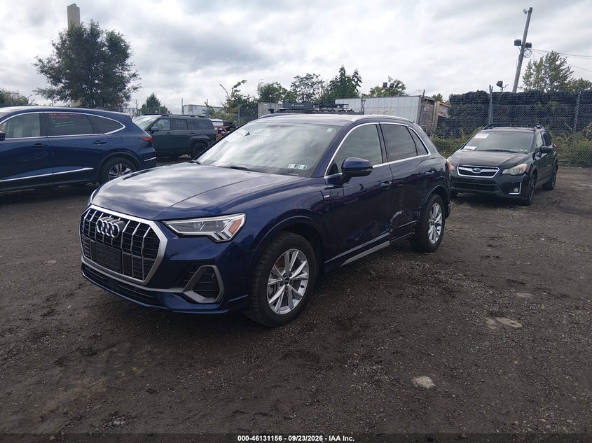 Vin: wa1eecf30m1124595, lot: 46630889, audi q3 premium plus 45 tfsi s line quattro tiptronic 20212