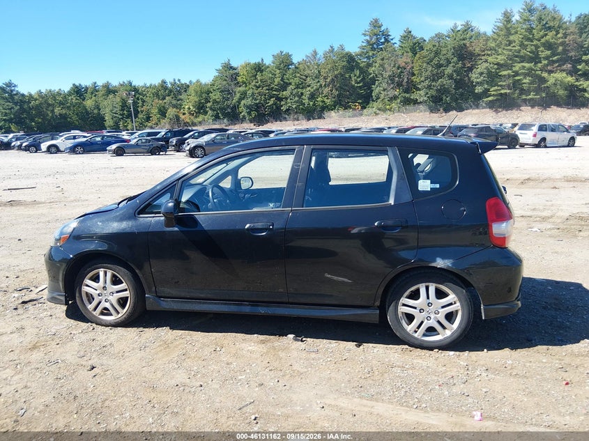 HONDA FIT 2007 VIN JHMGD37627S027678