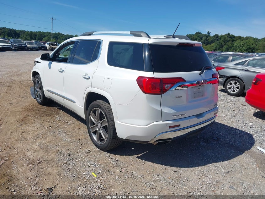 Vin: 1gkknxls1hz297503, lot: 46630899, gmc acadia denali 20173