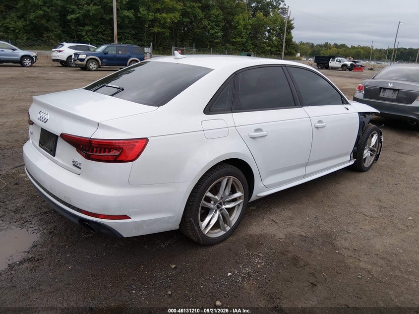 Vin: waudnaf47hn041109, lot: 46630943, audi a4 2.0t season of audi premium 20174