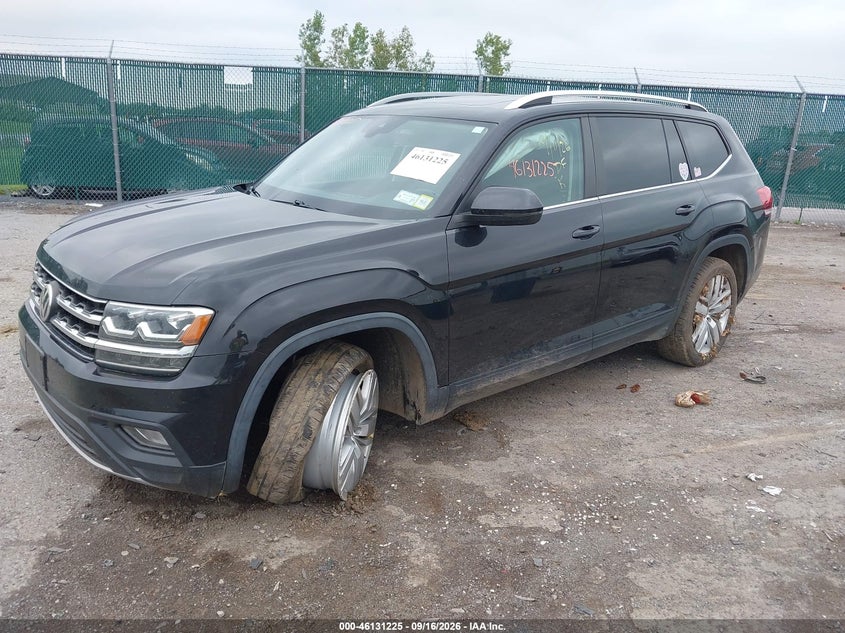Vin: 1v2ur2ca4kc597256, lot: 46630958, volkswagen atlas 3.6l v6 se w/technology 20192