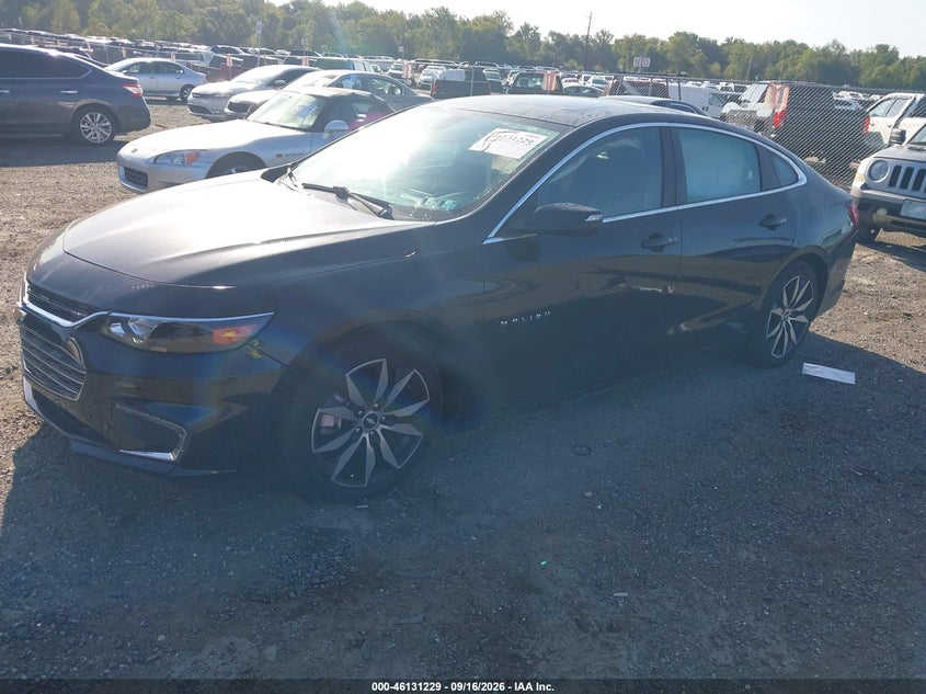 2016 Chevrolet Malibu, Right Rear, IAAI, VIN 1G1ZE5ST9GF273015 — photo 2