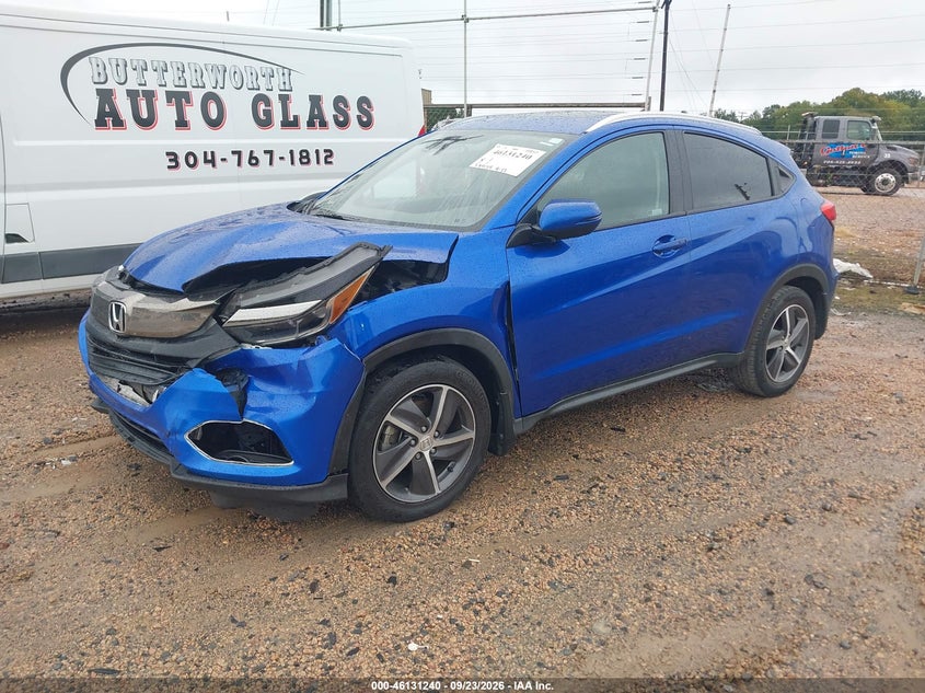 Vin: 3czru5h79mm713373, lot: 46630973, honda hr-v 2wd ex-l 20212
