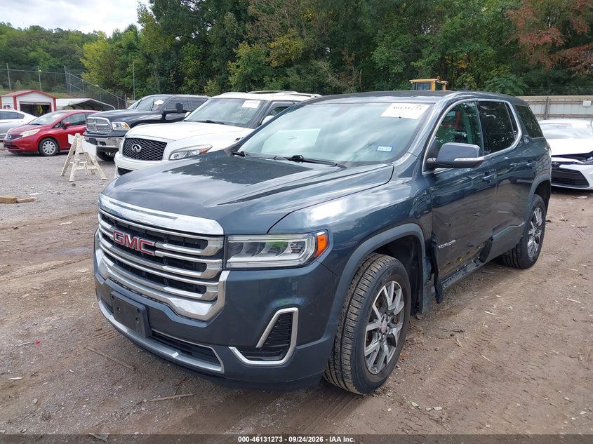 2020 GMC Acadia Fwd Sle, Left Side, IAAI, VIN 1GKKNKLA7LZ177319 — photo 2