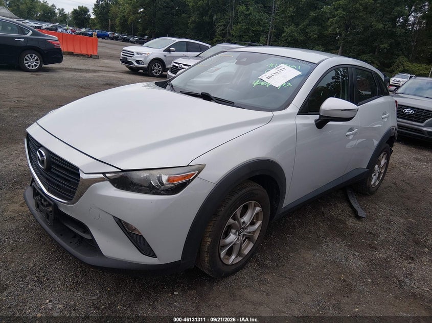 Vin: jm1dkfb79k1401522, lot: 46631044, mazda cx-3 sport 20192
