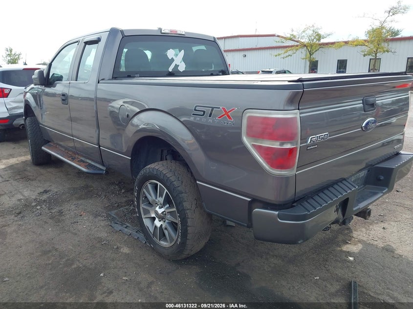Vin: 1ftfx1ef7efb38759, lot: 46631055, ford f-150 stx 20143