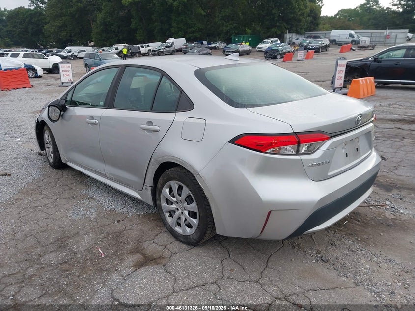 Vin: 5yfepmae5mp181949, lot: 46631059, toyota corolla le 20213