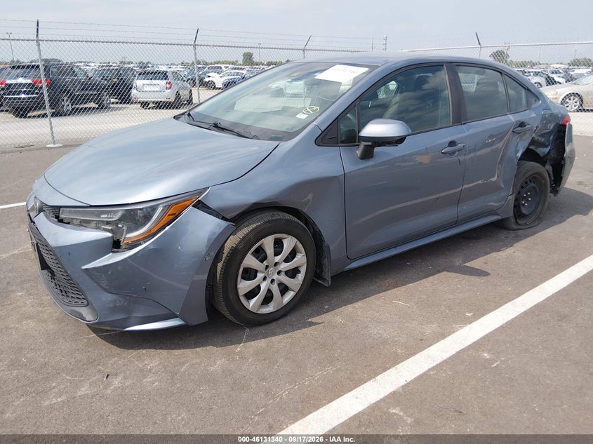 Vin: 5yfbprbe7lp017759, lot: 46631073, toyota corolla le 20202