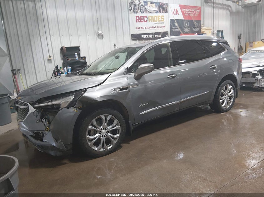 Vin: 5gaevckw6jj219908, lot: 46631088, buick enclave avenir 20182