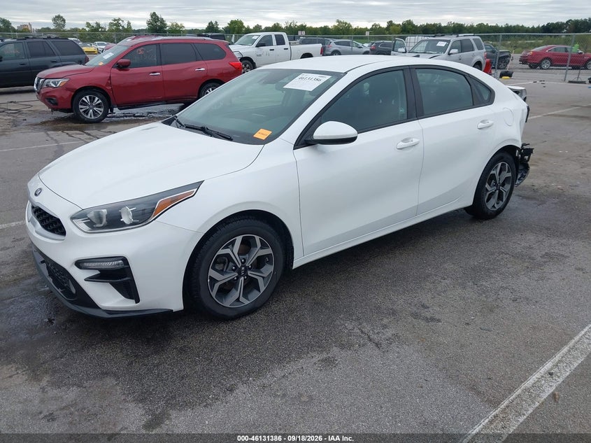 Vin: 3kpf24ad2me296181, lot: 46631119, kia forte lxs 20212