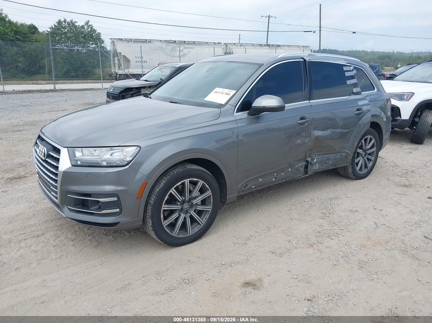 Vin: wa1laaf72hd005123, lot: 46631121, audi q7 3.0t premium 20172