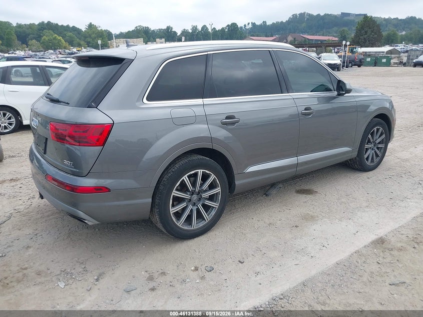 Vin: wa1laaf72hd005123, lot: 46631121, audi q7 3.0t premium 20174