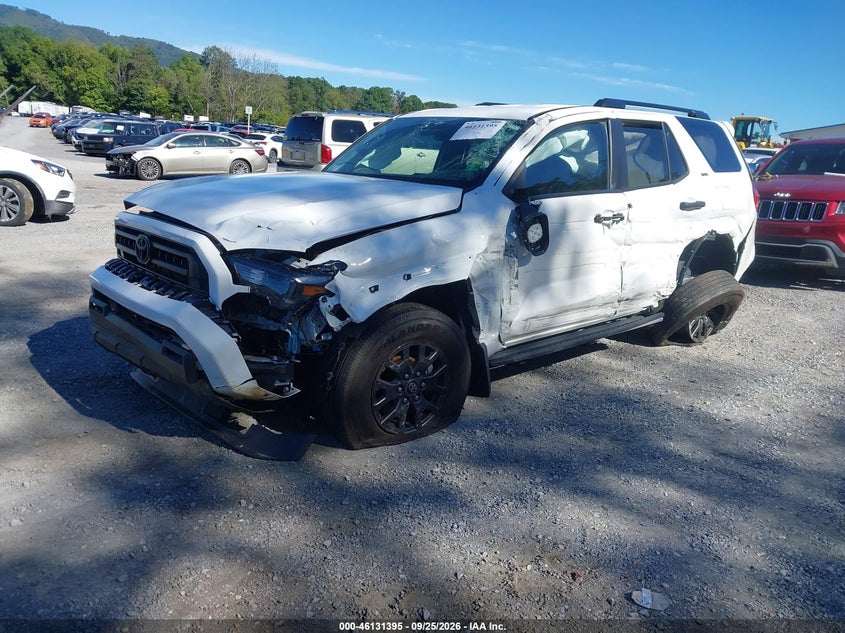 Vin: jteva5brxs5054225, lot: 46631128, toyota 4runner sr5 20252