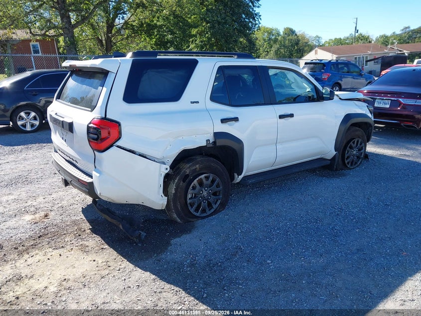 Vin: jteva5brxs5054225, lot: 46631128, toyota 4runner sr5 20254