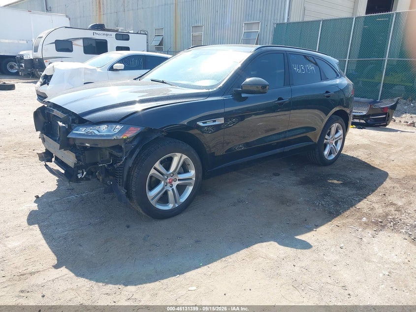 2018 Jaguar F-Pace, Удар спереди, IAAI, VIN SADCL2FX4JA248417 — фото 2