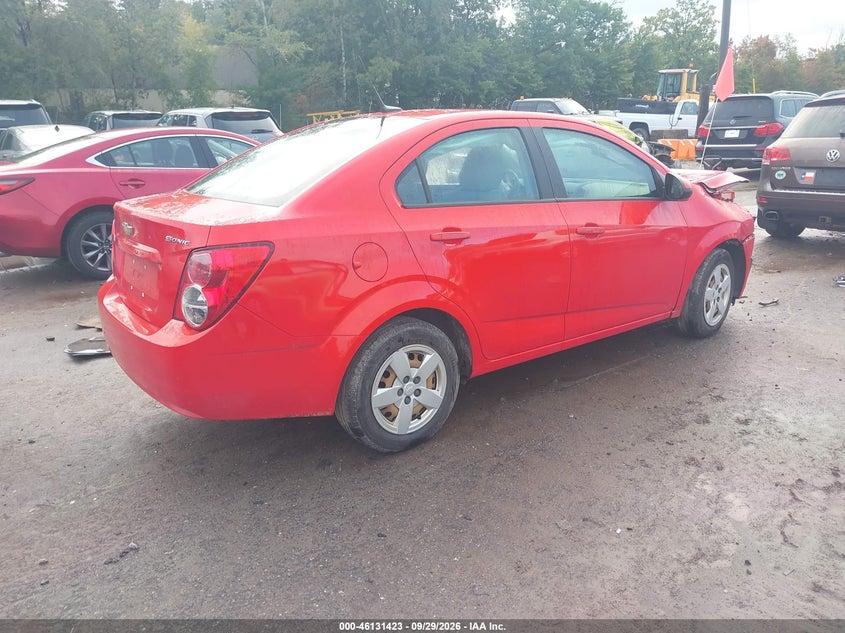 Vin: 1g1ja5sh7e4116919, lot: 46631156, chevrolet sonic ls auto 20144