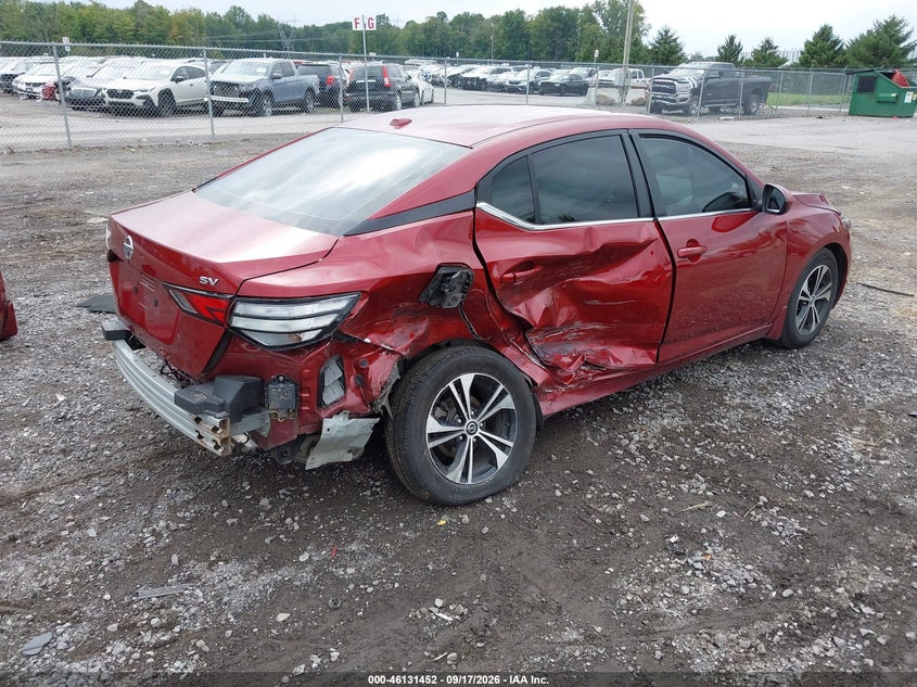 Vin: 3n1ab8cv3py311509, lot: 46631185, nissan sentra sv xtronic cvt 20234