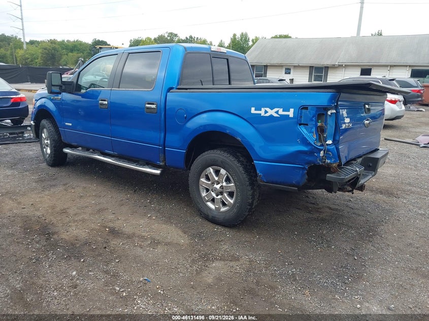 Vin: 1ftfw1et4dkg01746, lot: 46631229, ford f-150 xlt supercrew xlt 20133