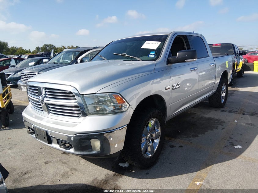 Vin: 1c6rr7lt3gs138584, lot: 46631246, ram 1500 big horn 20162