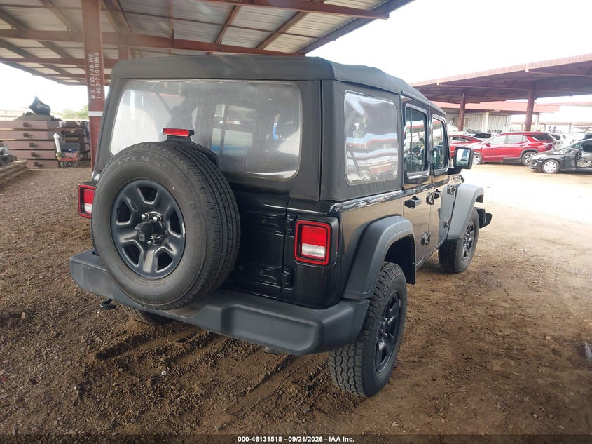 Vin: 1c4hjxdn7nw145703, lot: 46631251, jeep wrangler unlimited sport 4x4 20224