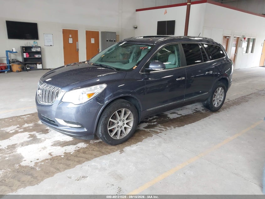Vin: 5gakrbkd6ej164222, lot: 46631261, buick enclave leather 20142